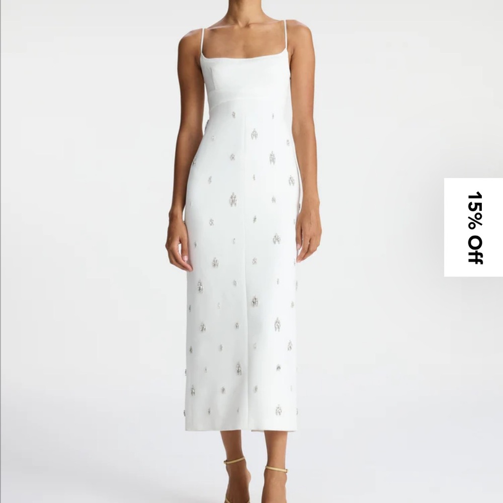 A.L.C. Alana Embellished Midi Dress
